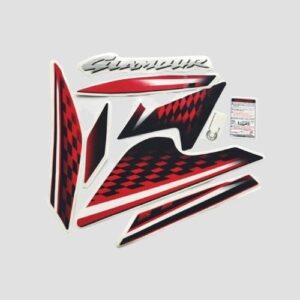 Sticker Set for Glamour 125 Red (NAJ1733)