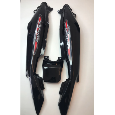 IMG_8348-400x400 Tail Panel For Honda Dream Yuga Black With Red Sticker Set Of 3 Pc product image