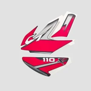 NAI0846 Sticker Set Ct110x Blk red product image