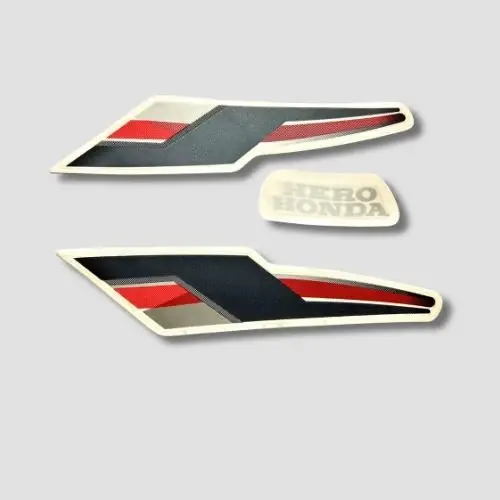 NAJ0018 Sticker Hlfiring Super Splendor aw blk Tank red product image