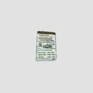 NAJ0217 Sticker Tank Chart Splendor product image