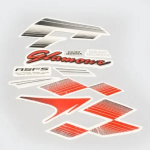 NAJ0563 Sticker Set Glamour T3 blk Tank red product image
