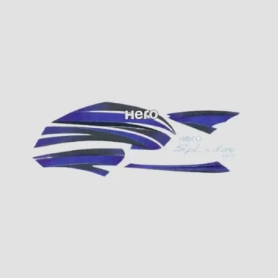 NAJ1152-400x400 Sticker Set Hero Splendor Pro blue Tank blue product image