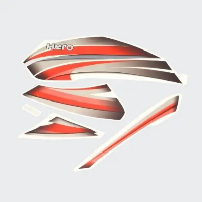 NAJ1154-400x400 Sticker Set Hero Splendor Pro maroon Tank red product image