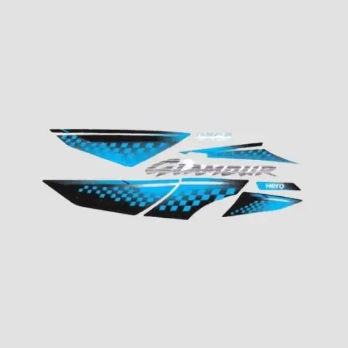 NAJ1485 Sticker Set Glamour T7 blk Tank blue product image