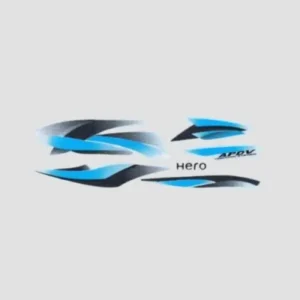 NAJ1542-400x400 Sticker Set Hero Splendor Pro T3 slvr Tank blue product image