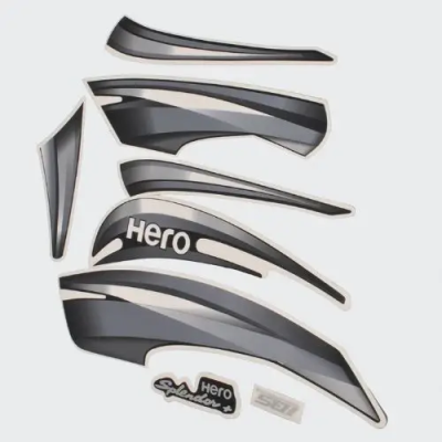 Sticker Set Hero Splendor Plus Ibs 2019 blk grey product image