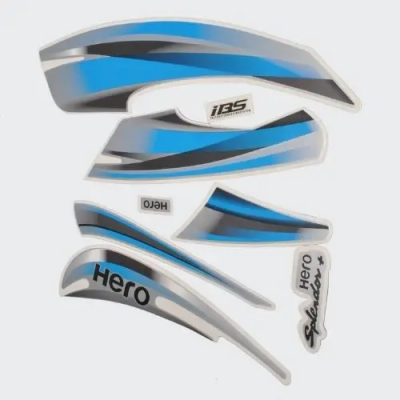 NAJ1645-400x400 Sticker Set Hero Splendor Plus Ibs 2019 slvr Tank product image