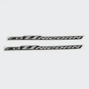 Sticker Tail Panel Unicorn blk slvr product image
