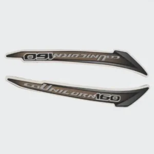 NAQ0822-400x400 Sticker Tail Panel Unicorn 160 blk gold product image