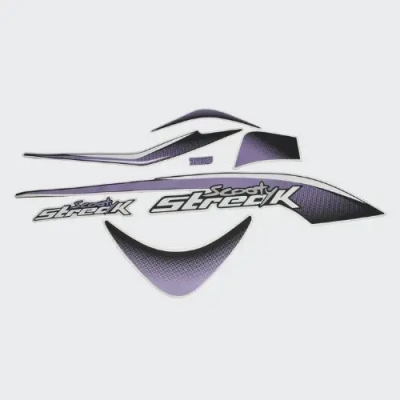 Sticker Set Streak blk Shield prpl product image