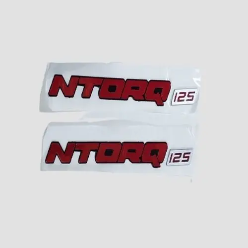 NAT0326 Sticker Monogram red Ntorq product image