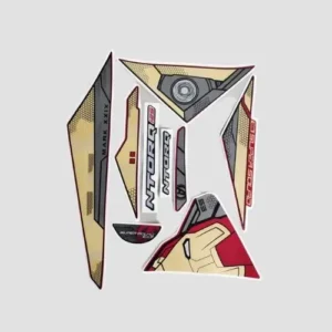NAT0340 Sticker Set Ntorq 125 2020 Super Squad Red Shield iron Man product image