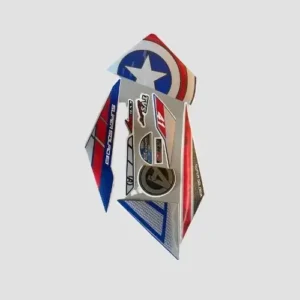 NAT0351 Sticker Set Ntorq 125 2020 Super Squad Blue Shield captain product image