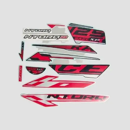 NAT0396 Sticker Set Ntorq 125 Race Xp Red product image