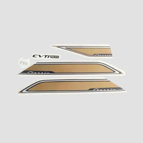 NAT0419 Sticker Set Jupiter Classic Brown Shield product image