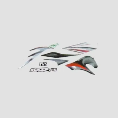 Sticker Set Star City Cvti blk Tank red product image