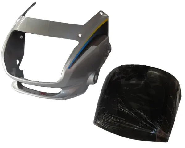 SAI-01B Head Light Visor mask Hero Super Splendor Silver