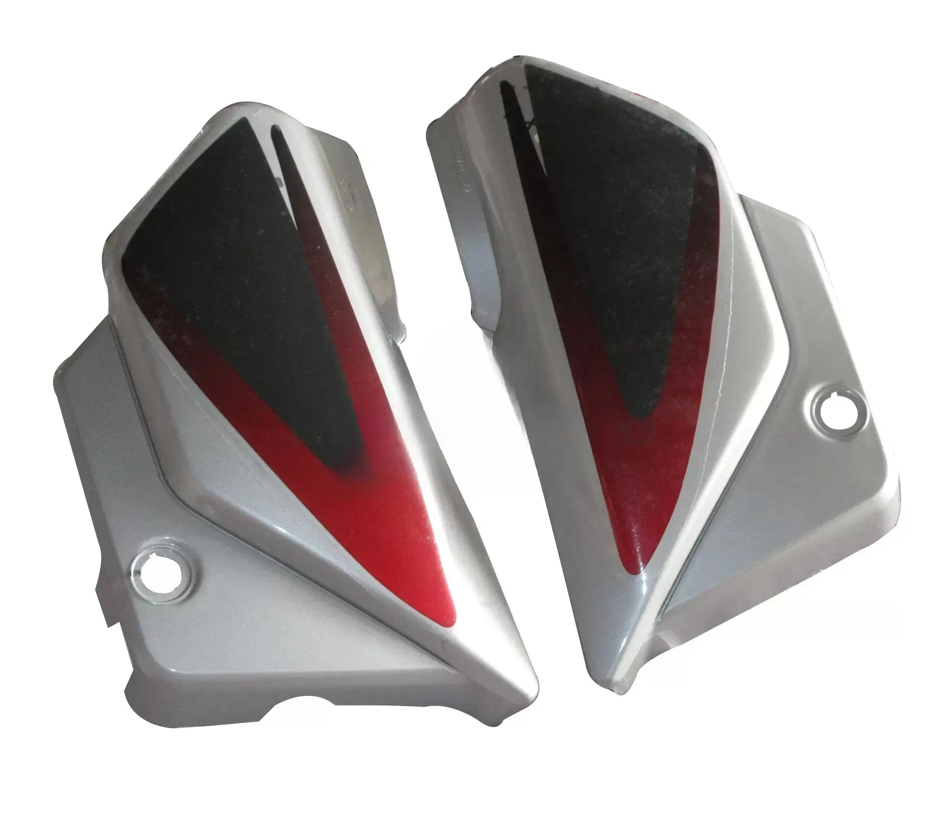 Side Panel cover Hero Splendor Plus Silver red Stk