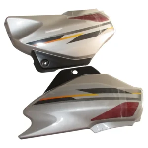 SAI-158B Side Panel cover Hero Super Splendor N m Silver for Red Bike