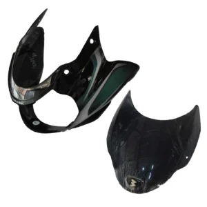 SAI-168B Head Light Visor mask bajaj Discover 100cc Black Green Stk