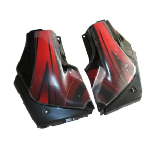 Side Panel cover Hero Passion Plus N m aw Black red Bike product image