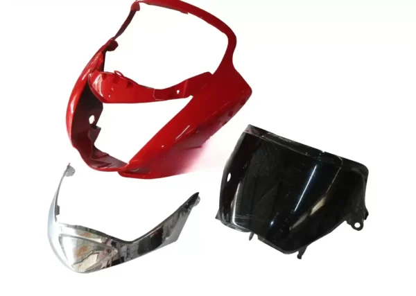 Head Light Visor mask Honda Cb Unicorn Sport Red