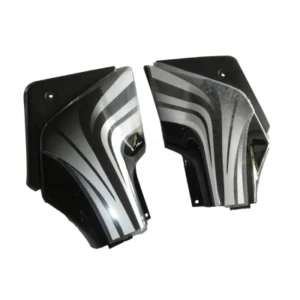 Side Panel cover Hero Passion Pro Black silver Bike