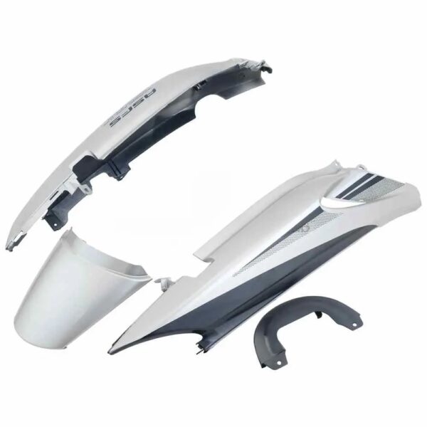 SAI-203A Tail Panel seat Cowl Hero Glamour Latest Silver black Bike