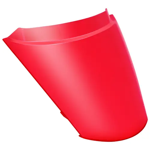 SAI-216A Rear Cowl Center Plate Fit For Hero Glamour Candy Sports Red