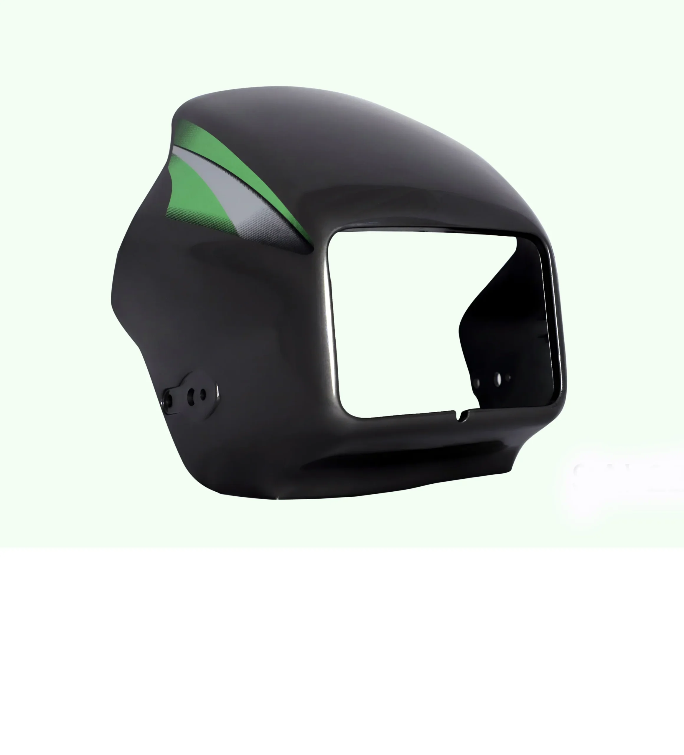 Head Light Visor mask bajaj Caliber 115 Metalic Black red Stk product image