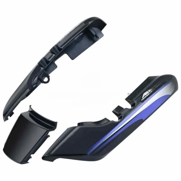 SAI-229 Tail Panel seat Cowl Hero Splendor Pro Black blue Stk
