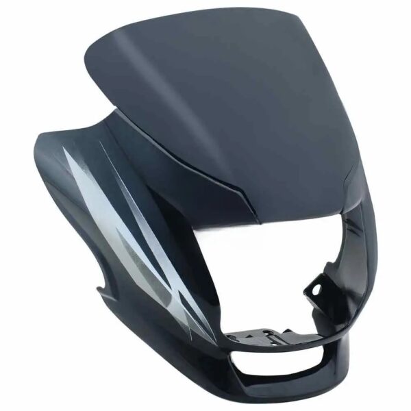 SAI-230B Head Light Visor mask hero Super Splendor Latest type 2 Black grey Stk