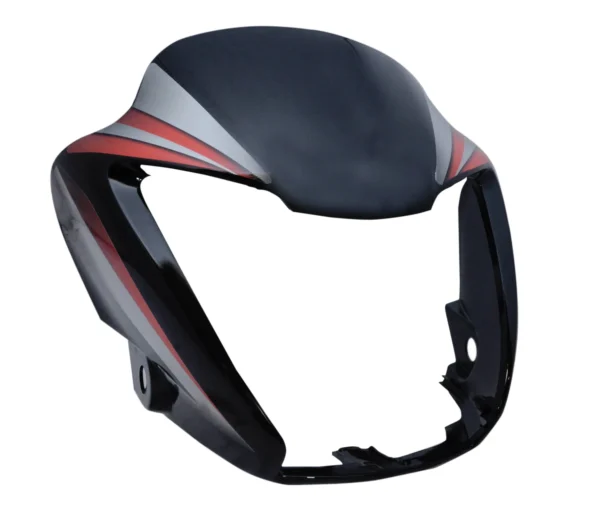 SAI-233A Head Light Visor mask Hero Splendor Nxg Latest Black red Stk