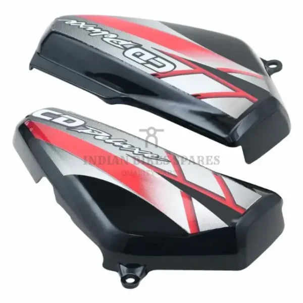 SAI-240-1-1 Side Panel cover Hero Cd Deluxe N m self Start Black red Stk product image