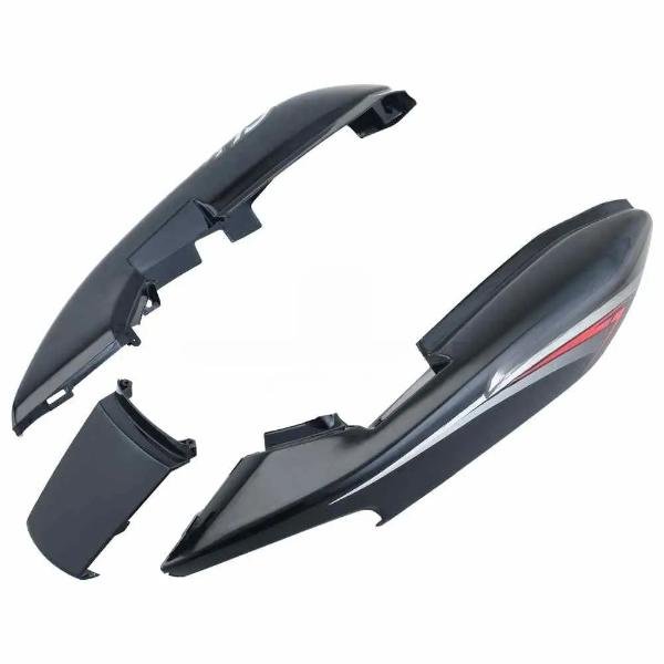 SAI-263-1 Tail Panel seat Cowl Honda Cb Shine Black red Stk product image