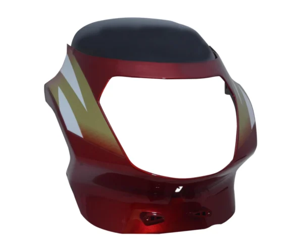 SAI-26A Head Light Visor mask TVS Victor Glx Red