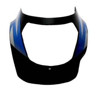 SAI-26D Head Light Visor mask TVS Victor Glx Black blue Stk