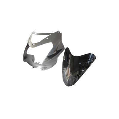 Head Light Visor mask TVS Star Sport O m Silver