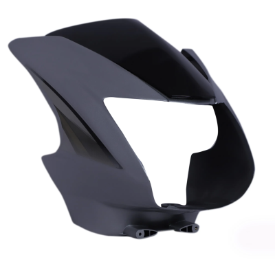 SAI-275D-400x400 Head Light Visor mask TVS Star Cvti 110cc horse Type Silver