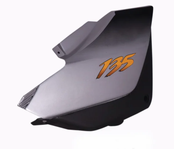 SAI-277 Side Panel cover Hero Honda Ambition Silver Black Bike