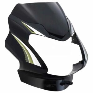 SAI-303A Head Light Visor mask TVS Star Sport Latest type 3 Black green Stk