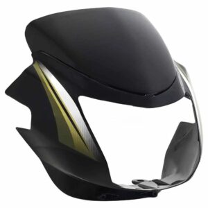 Head Light Visor mask TVS Star Cvti 110cc Latest type 3 Black green Stk