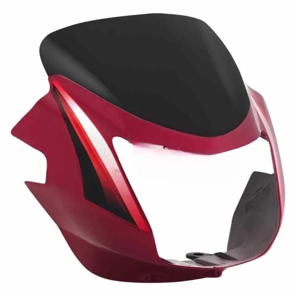 SAI-304E Head Light Visor mask TVS Star Cvti 110cc Latest type 3 Red