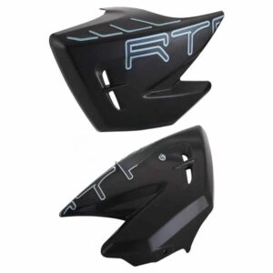 TVS Apache RTR 180cc Glossy Grey Tank Side Cover Panel Set Tank Side Cover Panel Set lh rh TVS Apache RTR 180cc Glossy Grey product image