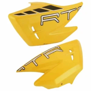 TVS Apache RTR 180cc Yellow Tank Side Cover Panel Set | Genuine Parts Tank Side Cover Panel Set LH RH TVS Apache RTR 180cc Yellow product image