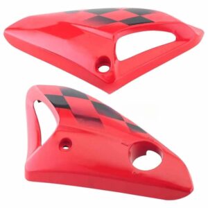 Hero Honda Glamour N m Tank Side Cover Set - Sport Red panel Set lh rh Hero Honda Glamour N m Sport Red