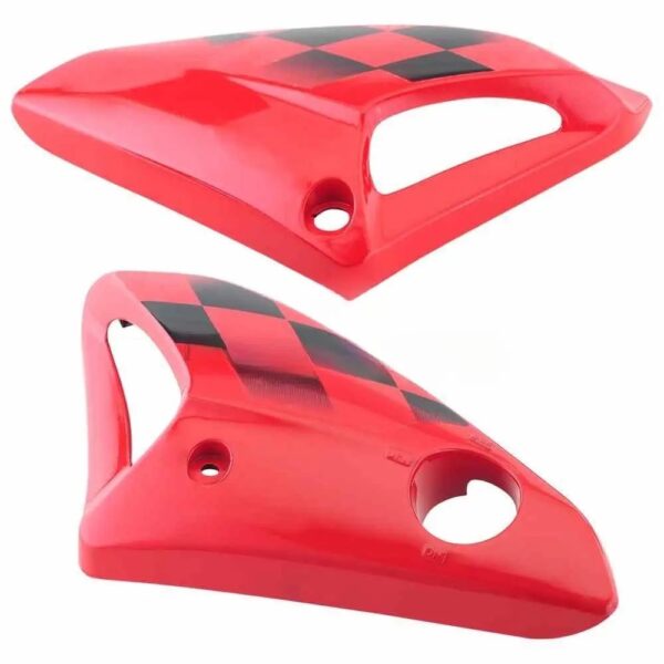 Hero Honda Glamour N m Tank Side Cover Set - Sport Red panel Set lh rh Hero Honda Glamour N m Sport Red
