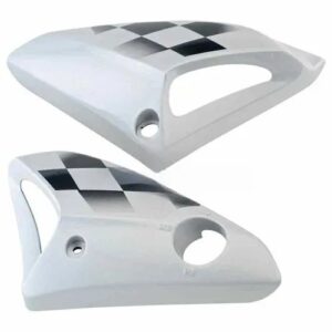 Hero Honda Glamour Tank Side Cover Set Silver - LH RH Panels panel Set lh rh Hero Honda Glamour N m Silver