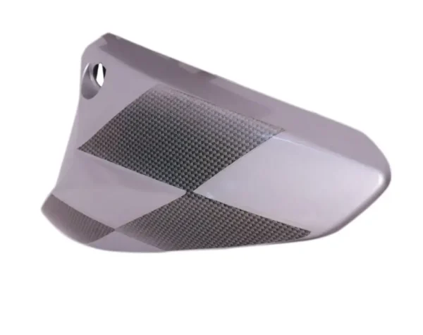 Hero Honda Glamour Tank Side Cover Panel Set - Latest Type 3 panel Set lh rh Hero Honda Glamour Latest type 3 Silver